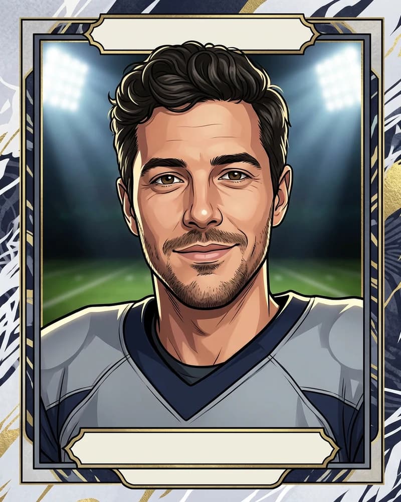 Gridiron Card Hero style preview