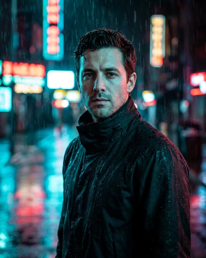 Neon Noir Rain style preview